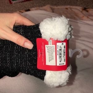 Cozy slipper socks with grippies on the bottom